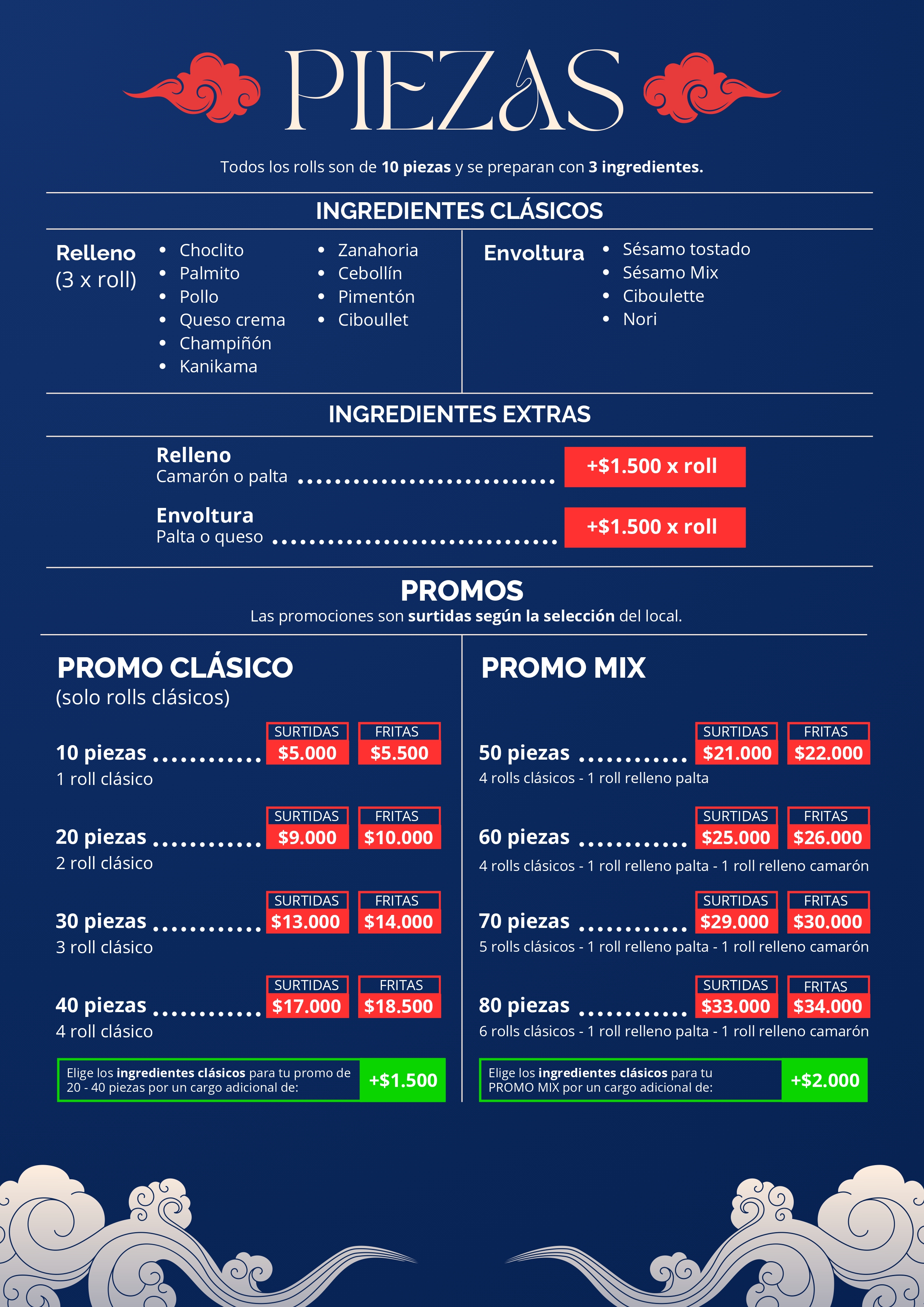Menú ROA Sushi 2