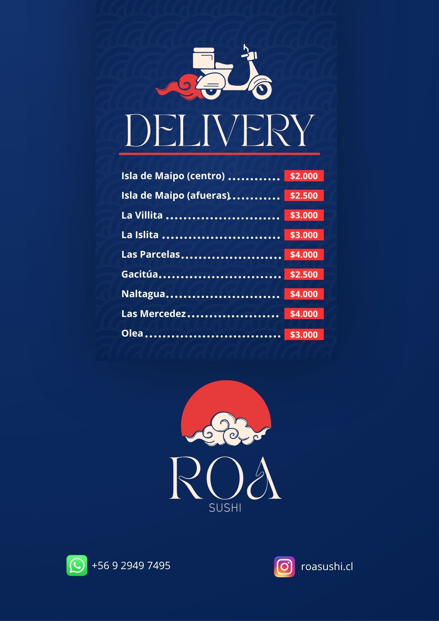 Menú ROA Sushi 4